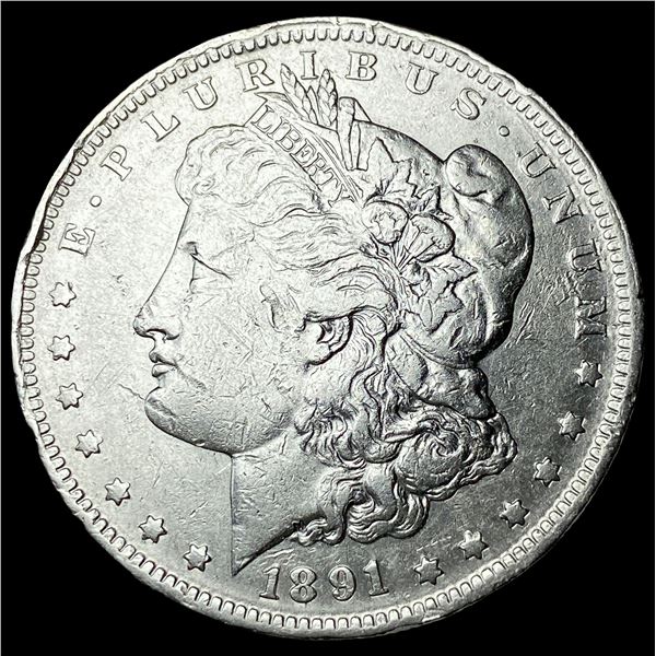 1891-O Silver Morgan Dollar NEARLY  UNCIRCULATED