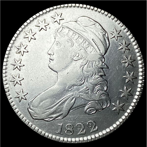 1822 Capped Bust Half Dollar CLOSELY  UNCIRCULATED