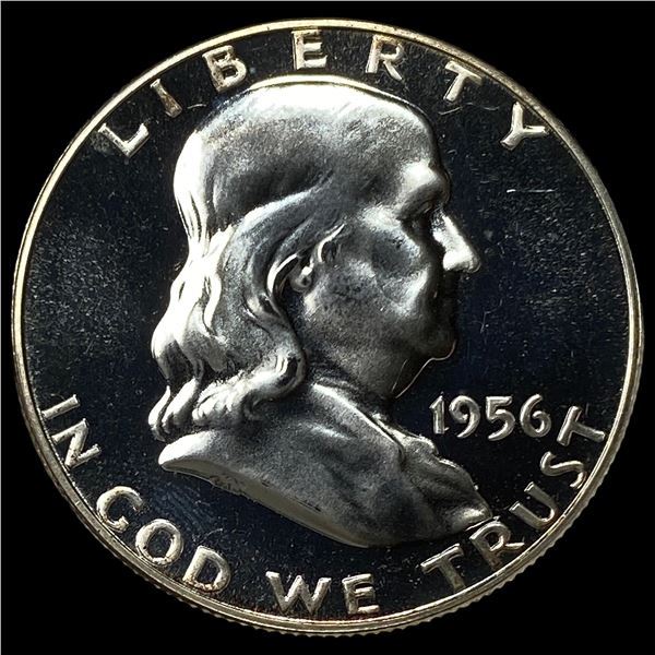 1956 Franklin Silver Half Dollar GEM PROOF