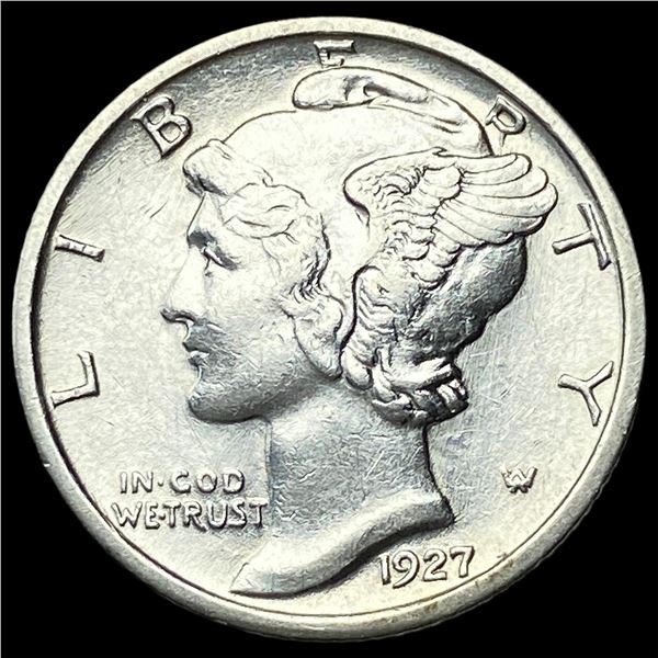 1927-S Silver Mercury Dime CHOICE AU
