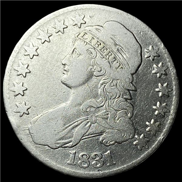 1831 Capped Bust Half Dollar LIGHTLY  CIRCULATED