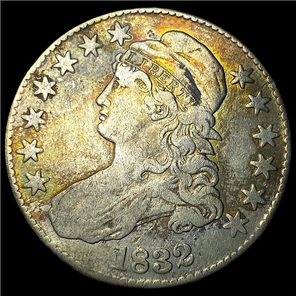 1832 Capped Bust Half Dollar LIGHTLY  CIRCULATED