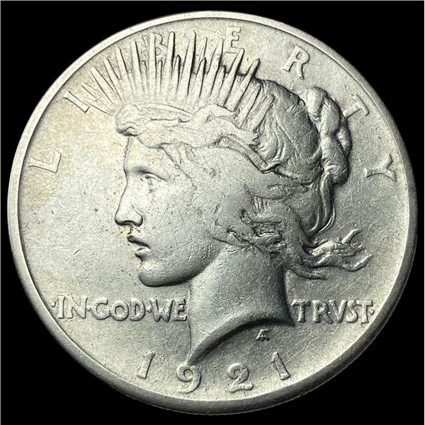1921 Silver Peace Dollar LIGHTLY CIRCULATED