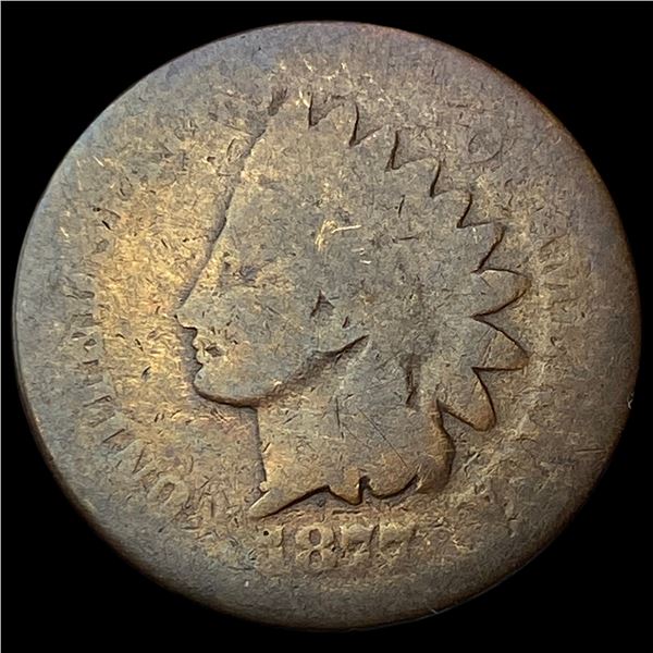 1877 Indian Head Cent NICELY CIRCULATED