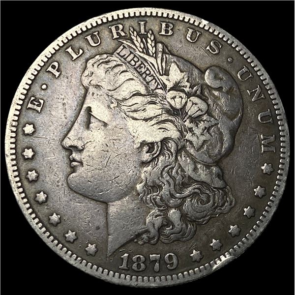 1879-S Rev 78 Morgan Silver Dollar LIGHTLY CIRCULATED