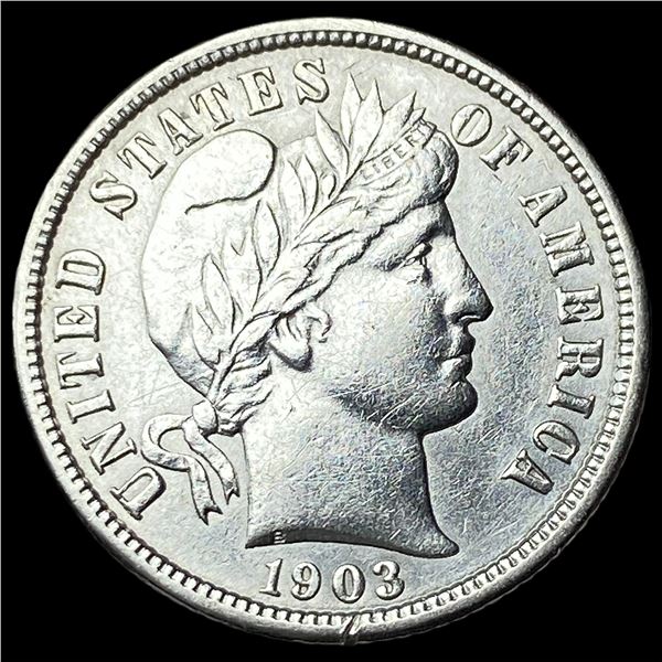 1903-O Silver Barber Dime NEARLY UNCIRCULATED