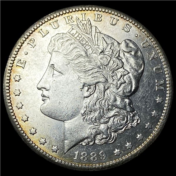 1889-S Silver Morgan Dollar CHOICE AU