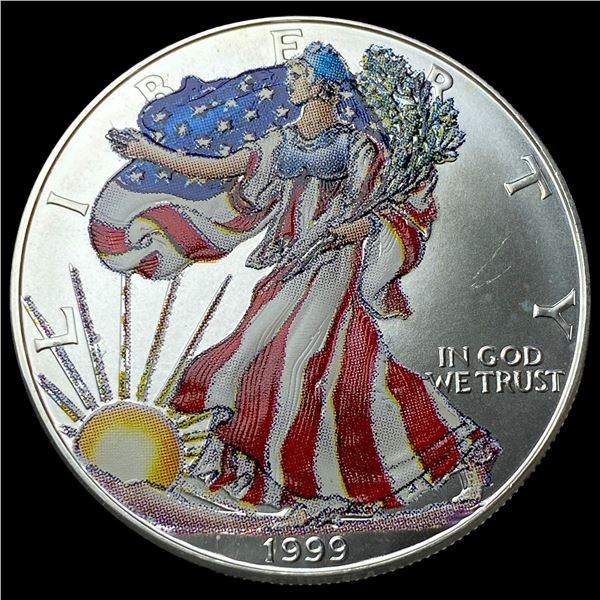 1999 1oz Silver American Eagle Colorized UNCIRCULATED