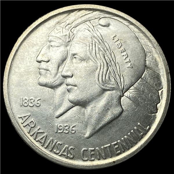 1936 Silver Arkansas Half Dollar CHOICE BU