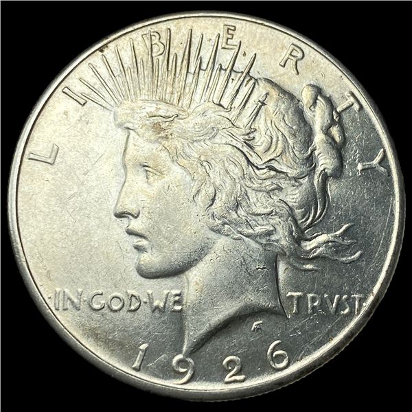 1926-S Silver Peace Dollar CHOICE AU