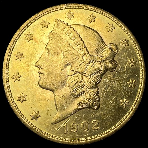 1902-S Gold $20 Liberty Head Double Eagle  UNCIRCULATED