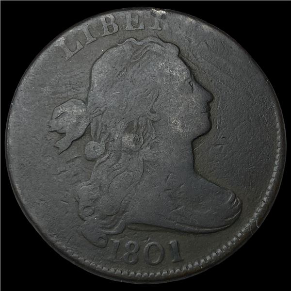 1801 Draped Bust Large Cent LIGHTLY CIRCULATED
