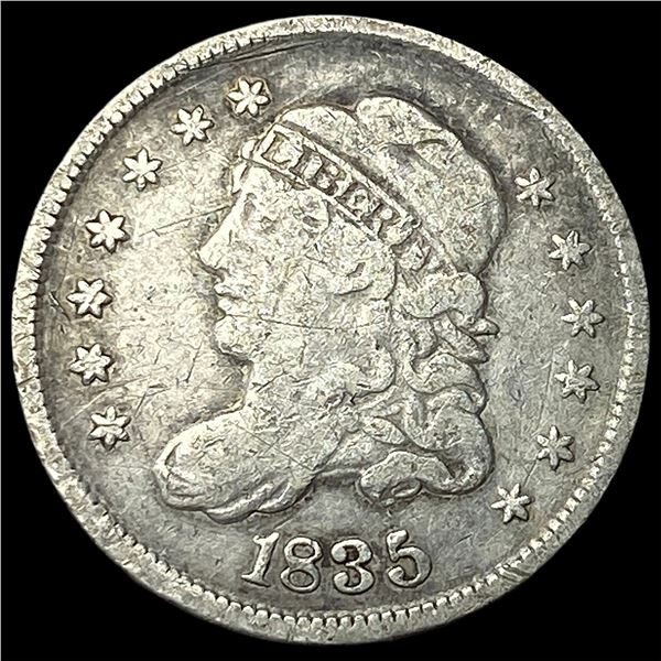 1835 Capped Bust Half Dime LIGHTLY CIRCULATED