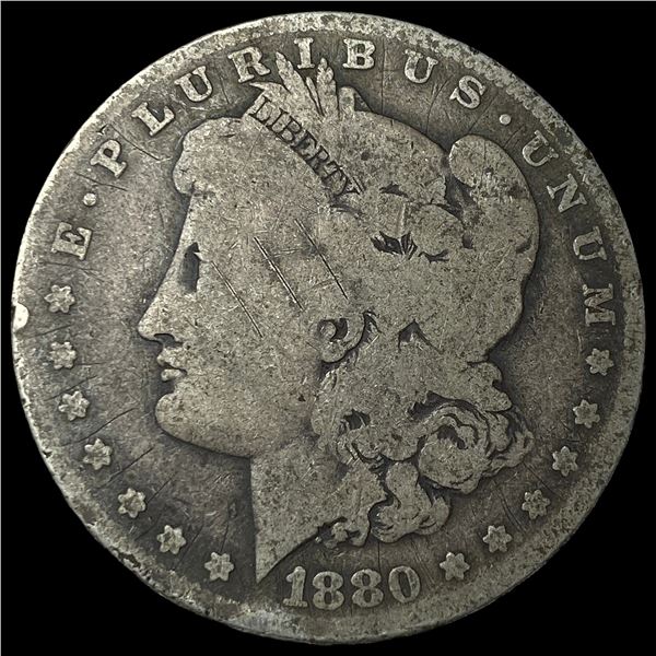 1880-O Micro O Silver Morgan Dollar NICELY CIRCULATED