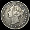 Image 1 : 1889 Canada Silver 5 Cents ABOUT UNCIRCULATED