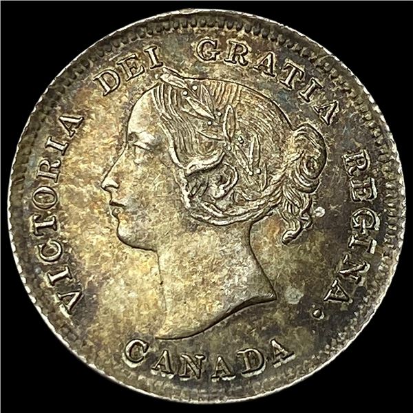 1897 Canada Silver 5 Cents UNCIRCULATED