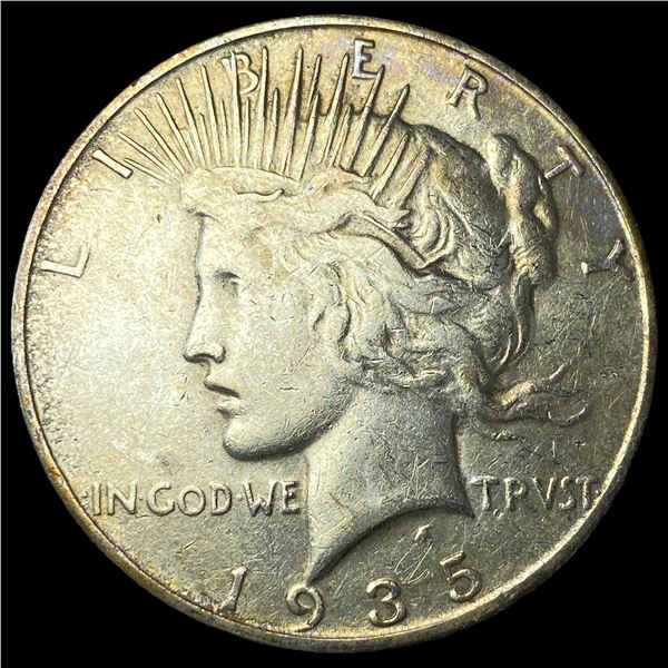 1935-S Silver Peace Dollar NEARLY  UNCIRCULATED