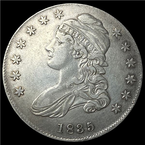 1835 Capped Bust Half Dollar CLOSELY  UNCIRCULATED