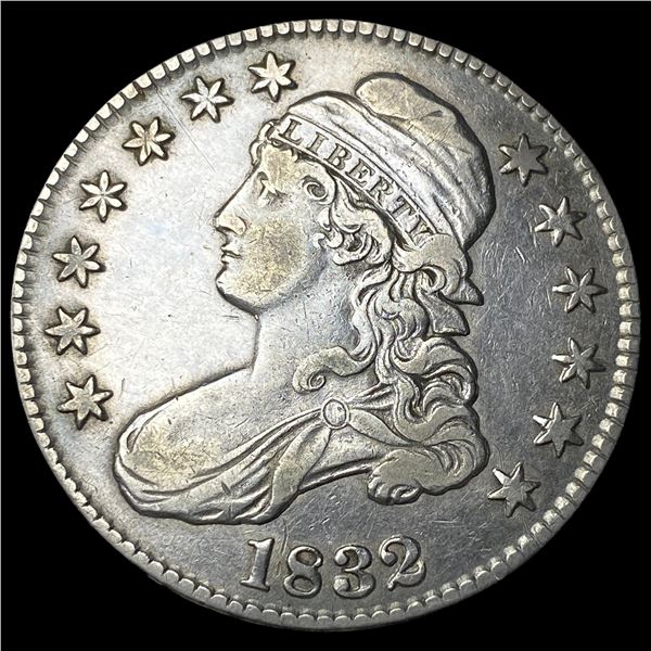 1832 Capped Bust Half Dollar NEARLY  UNCIRCULATED