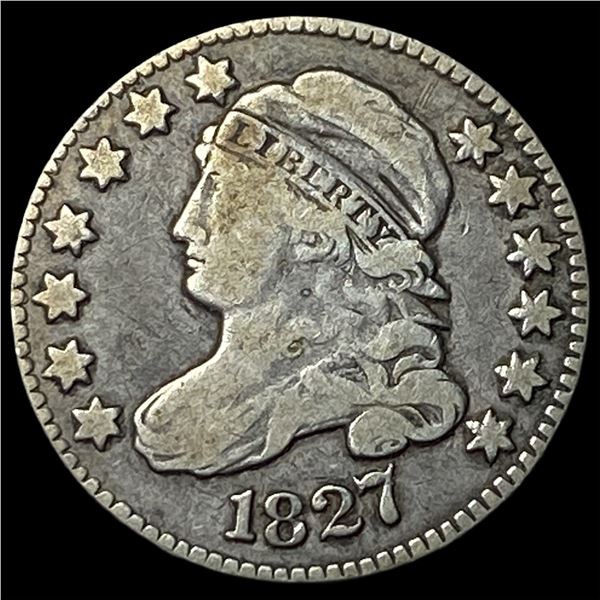 1827 Silver Capped Bust Dime LIGHTLY CIRCULATED