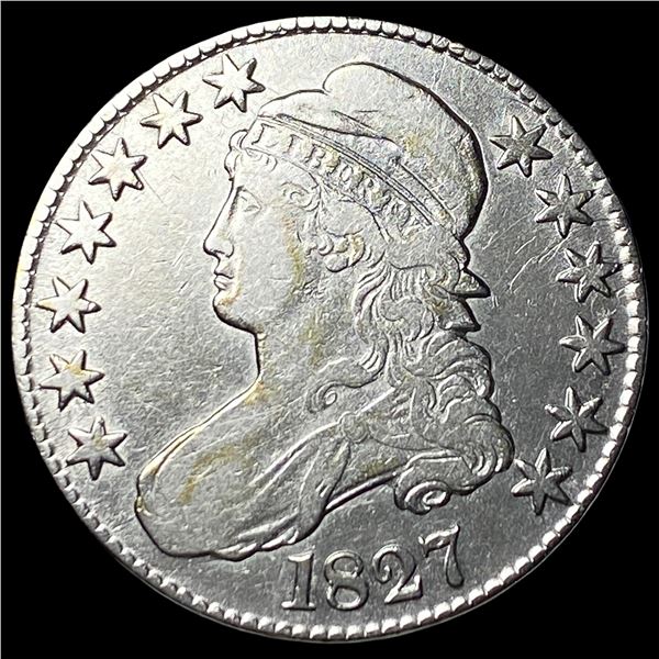 1827 Capped Bust Half Dollar NEARLY UNCIRCULATED