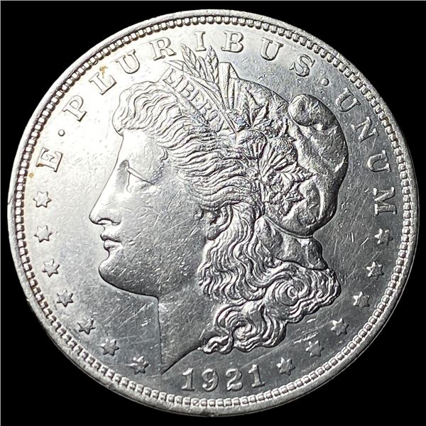 1921-D Morgan Silver Dollar CHOICE AU