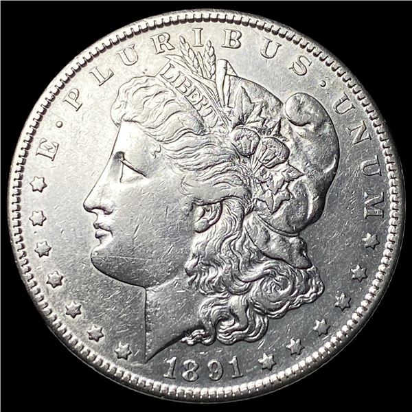 1891-S Silver Morgan Dollar CLOSELY UNCIRCULATED