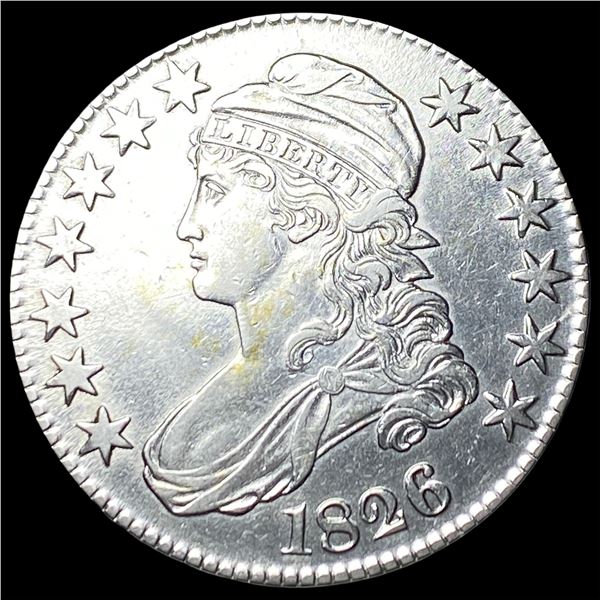 1826 Capped Bust Half Dollar CLOSELY UNCIRCULATED
