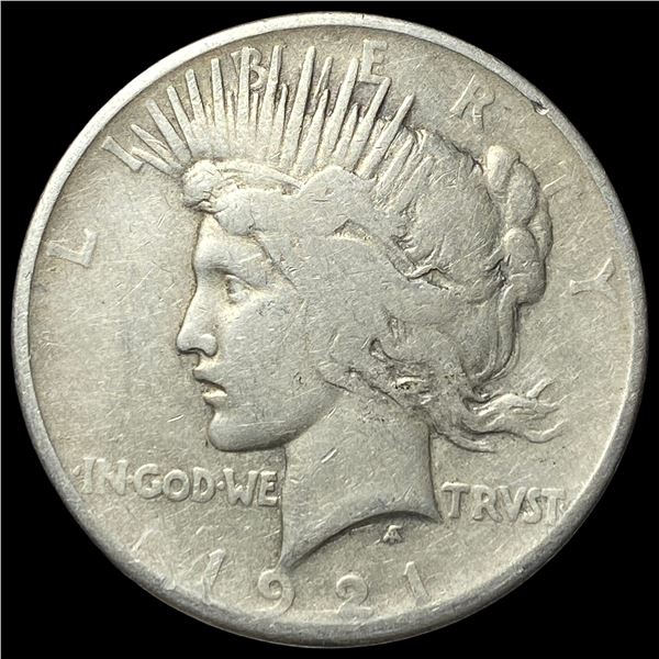 1921 Silver Peace Dollar LIGHTLY CIRCULATED