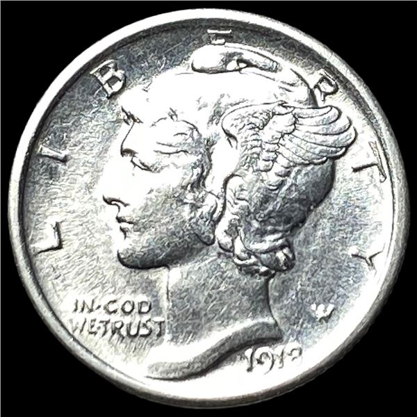 1918 Silver Mercury Dime CLOSELY UNCIRCULATED