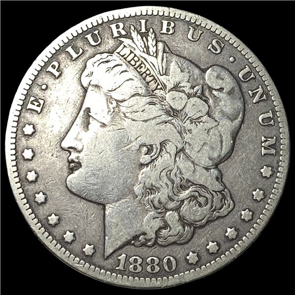 1880-CC Morgan Silver Dollar LIGHTLY CIRCULATED