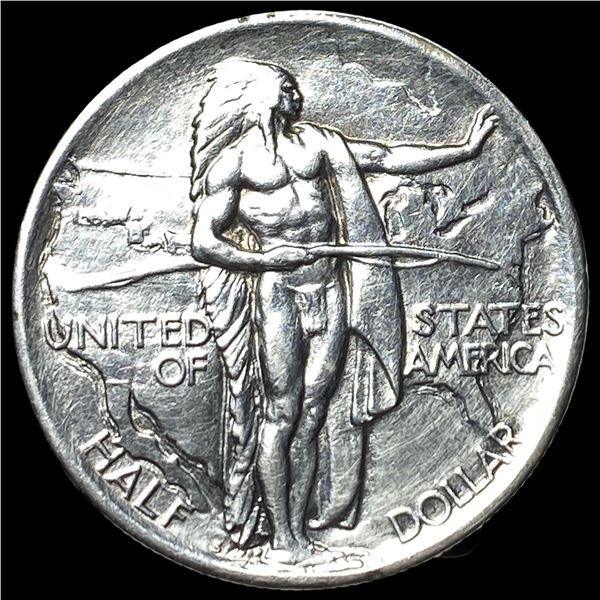 1926-S Silver Oregon Trail Half Dollar CLOSELY UNCIRCULATED