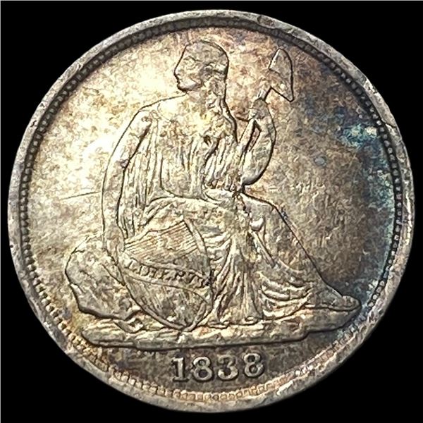 1838-O Silver Seated Liberty Dime HIGH GRADE