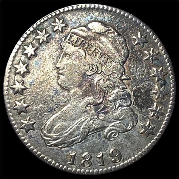 1819 Capped Bust Quarter NEARLY UNCIRCULATED