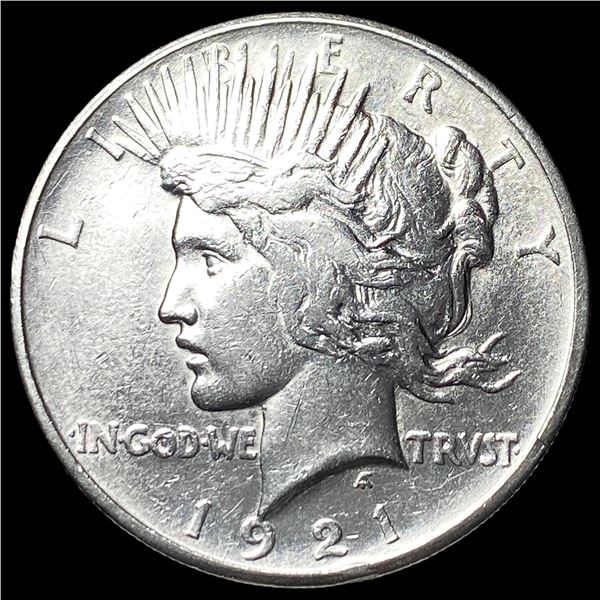 1921 Silver Peace Dollar CLOSELY UNCIRCULATED