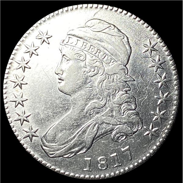 1817 Capped Bust Half Dollar CLOSELY UNCIRCULATED