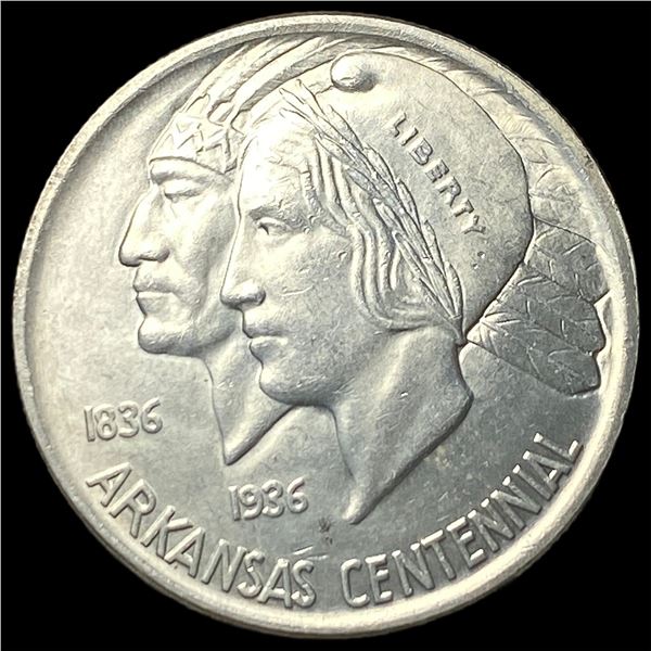 1938 Arkansas Centennial Silver Half Dollar UNCIRCULATED