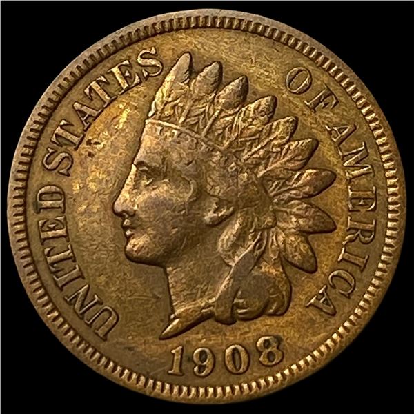 1908-S Indian Head Cent NEARLY UNCIRCULATED