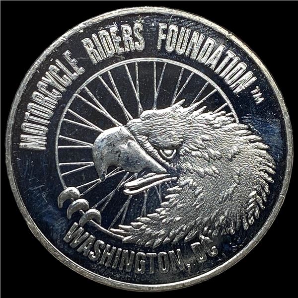 2001 Motorcycle Riders Foundation Silver Medal CHOICE PROOF