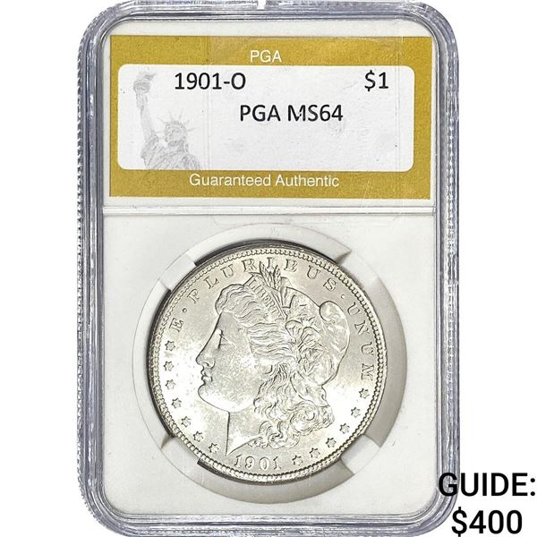 1901-O Morgan Silver Dollar PGA MS64