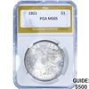 Image 1 : 1921 Morgan Silver Dollar PGA MS65