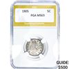 Image 1 : 1905 Liberty Victory Nickel PGA MS63