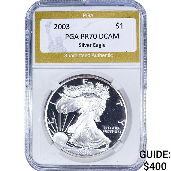 2003 Silver Eagle PGA PR70 DCAM