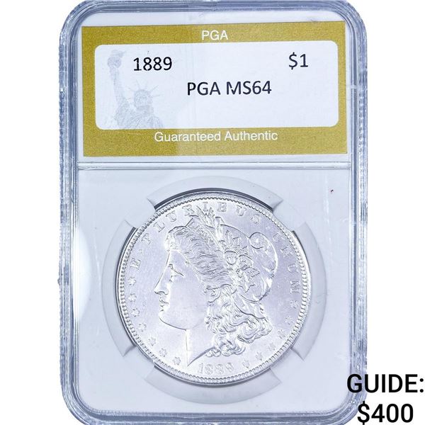 1889 Morgan Silver Dollar PGA MS64