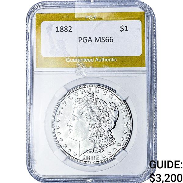 1882 Morgan Silver Dollar PGA MS66