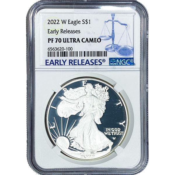 2022-W Silver Eagle NGC PF70 Ultra Cameo
