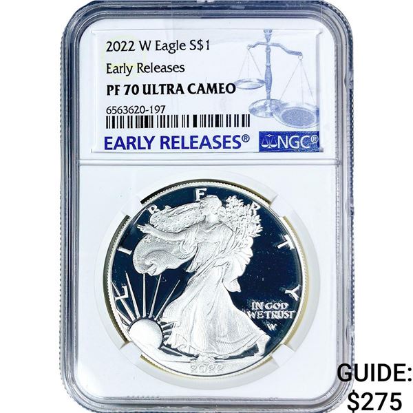 2022-W Silver Eagle NGC PF70 Ultra Cameo