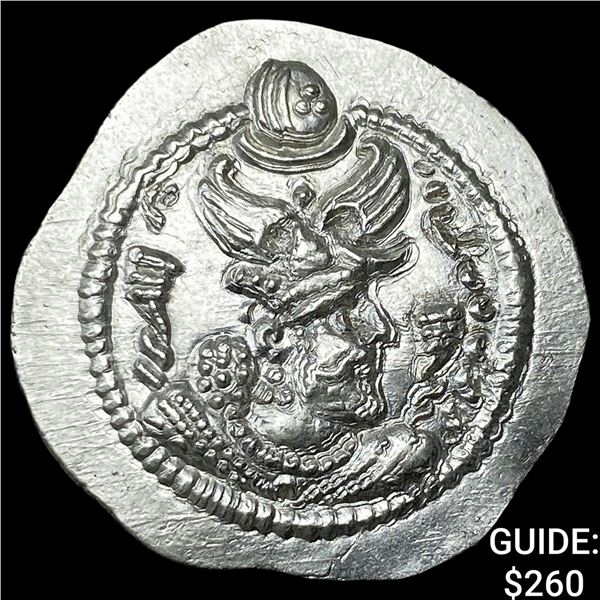 Sasanian  Peroz(Firoz)I 457/9-484 Silver Drachm