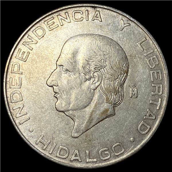 1855Mo Mexico Silver 5 Pesos