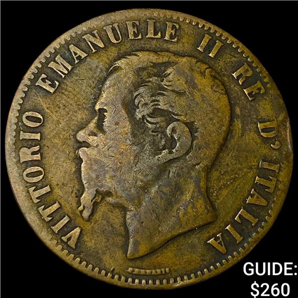 1867 Italy 10 Centesimi